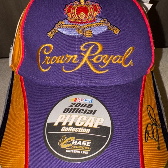 Chase Athletics | NWT Nascar Crown Royal Pit Cap | One Size Fits Most - Picture 3 of 9